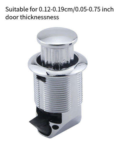 Mz Rv Pops Out Turn To Open Knob Latch Accesorio De Cromo
