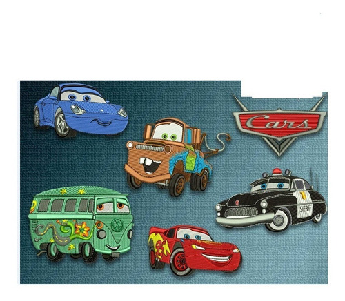 Matrices De Bordar Maquinas Bordadoras Cars Rayo Mcqueen