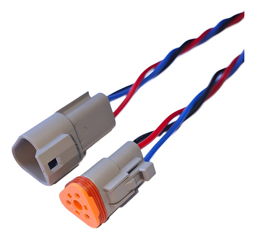 Conector Enchufe Macho Hembra Tipo Deutsch 3 Pines