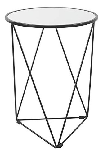 Homepop Metal Accent Table Base Triangular Parte Superior De