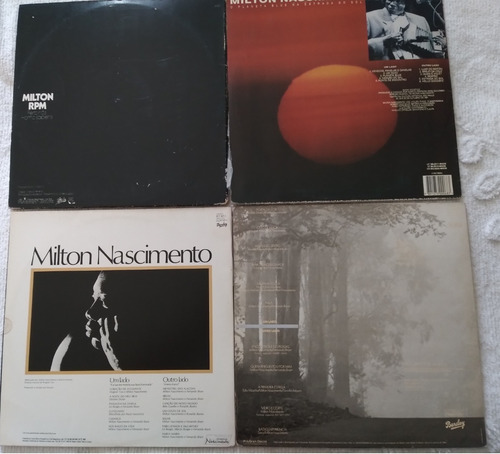 Lp Vinil Milton Nascimento Lote 4 Discos Excelentes (Usado)