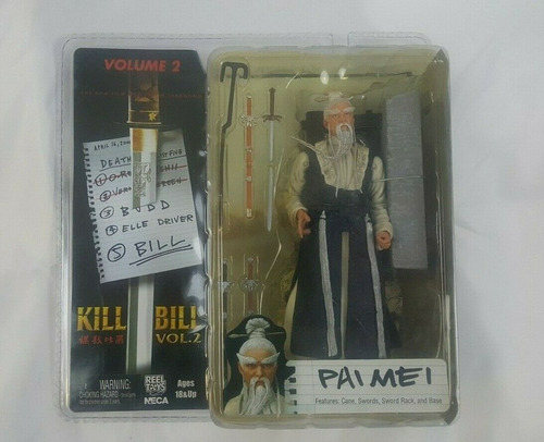 Neca Kill Bill Vol.2 Pai Mei Action Figure 7in. New