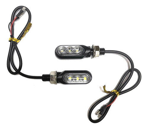 Indicadores De Giro, 3 Led, Luces Intermitentes, Color Ámbar