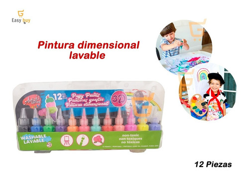 Pintura Dimensional Colores En 3d Decoración