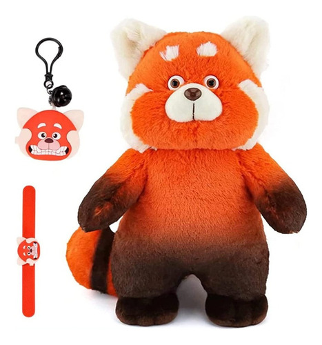 Juguetes De Muñeca De Peluche De Panda Rojo Giratorio De 33