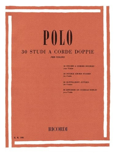 30 Double Chord Studies Violin Method