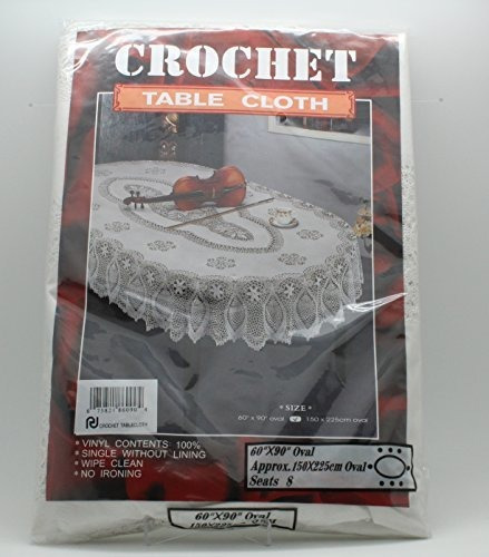 Mantel Ovalado De Vinilo Para Crochet