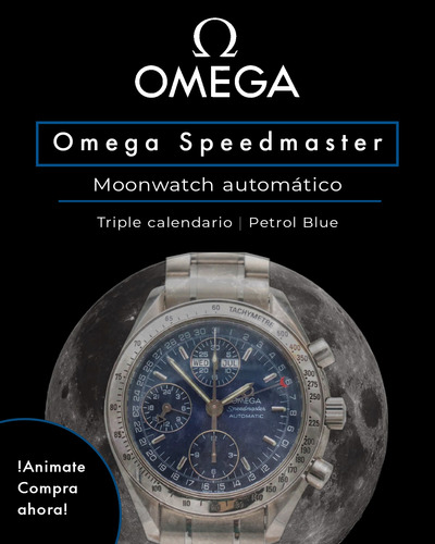  Omega Speedmaster Moonwatch Triple Calendario 