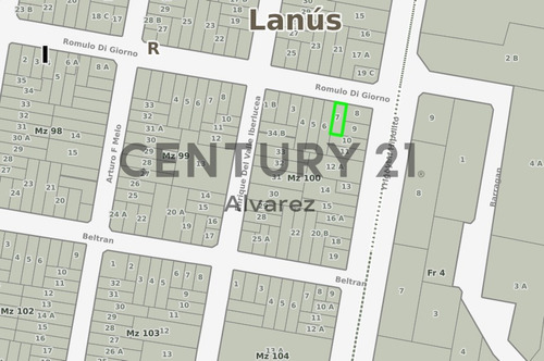 Imagen 3 de 3 de Lote En Venta Con Excelente Zonificación En Centro De Remedios De Escalada
