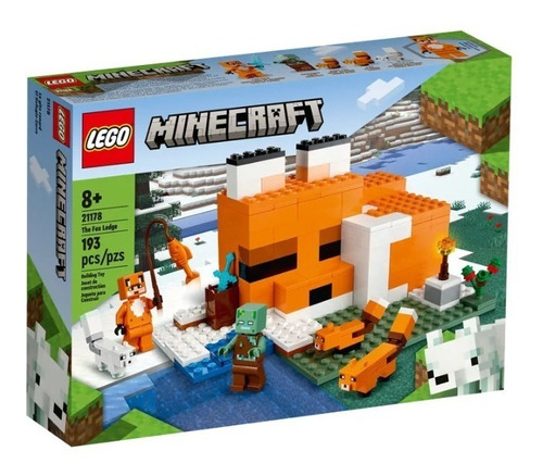 Set De Construcción Lego Minecraft 21178 193 Pzas
