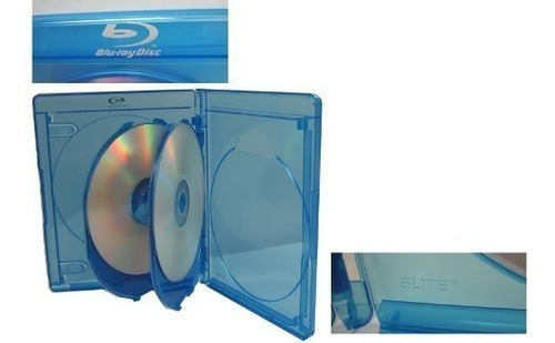 Imagen 3 de 4 de Caja Blu-ray Cuadruple 4 Discos Elite Con Logo Importada