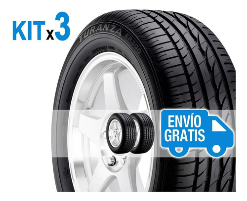Imagen 3 de 9 de Kit 3u 215/60 R16 Turanza Er 300 Bridgestone Envío Gratis $0