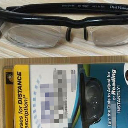 Gafas De Miopía Lectura De Lentes De Fuerza Ajustable, 5 Pie