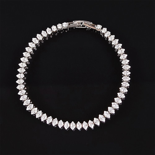 Pulsera De Cadena Con Forma De Garra De Circón