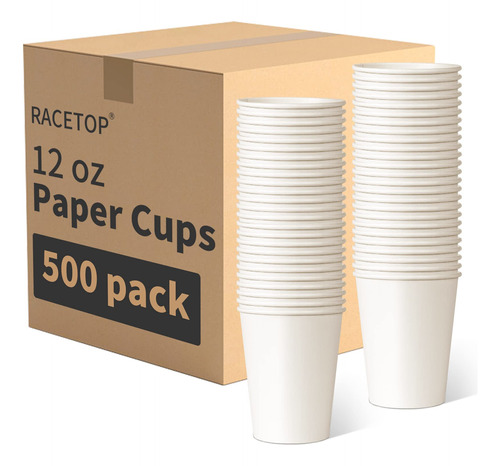 Racetop [paquete De 500 Unidades De 12 Onzas] Tazas De Cafe