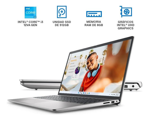 Laptop Dell Inspiron 3520 Core I3 1215u, Ram 32 Gb, Ssd 1 Tb (Usado)