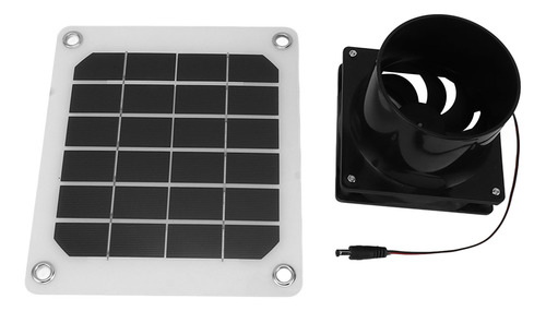 Ventilador Alimentado Por Energía Solar, Panel De Escape De