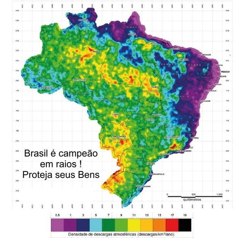 Clamper Multi Energia Proteção Surto Dps Anti Raio 8 Tomadas