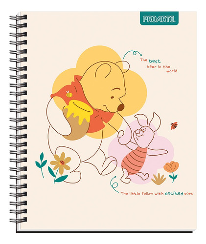 Cuaderno Universitario Winnie The Pooh Amistad 100hojas 7mm