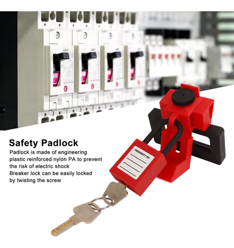 Kit De Candado Seguro Para Bloqueo De Interruptor Con