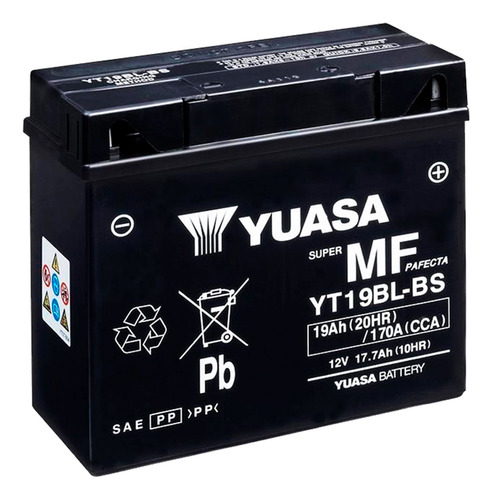 Batería Moto Yuasa Yt19bl-bs Bmw R 1200 Rt 05/13