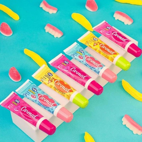 Protetor Labial Carmed Fini Banana - Kit 3 Unidades 10g