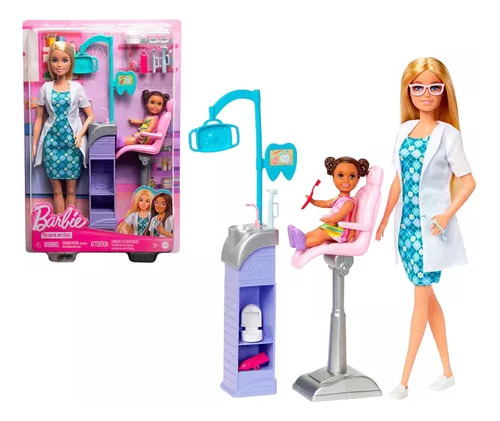 Muñeca Barbie Careers Dentista Rubia Mattel