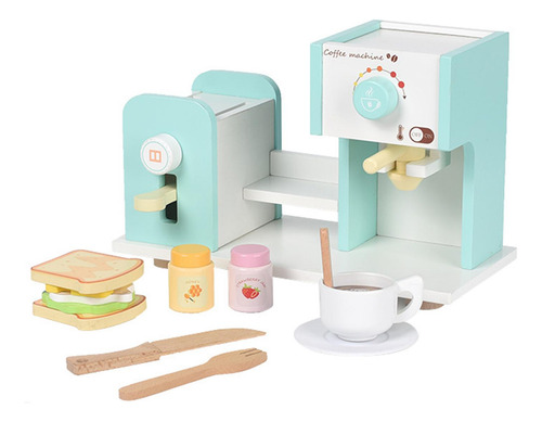 Cafetero De Madera Toy Fetend Play El Electrodoméstico