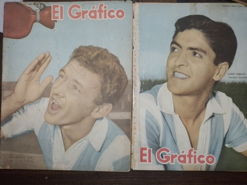 Lote De 2 Revista El Grafico *  Racing - Año 1957
