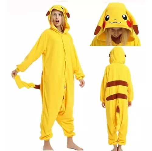 Pijama Kigurumi Compatible Pokemon Pikachu Nenes Adultos