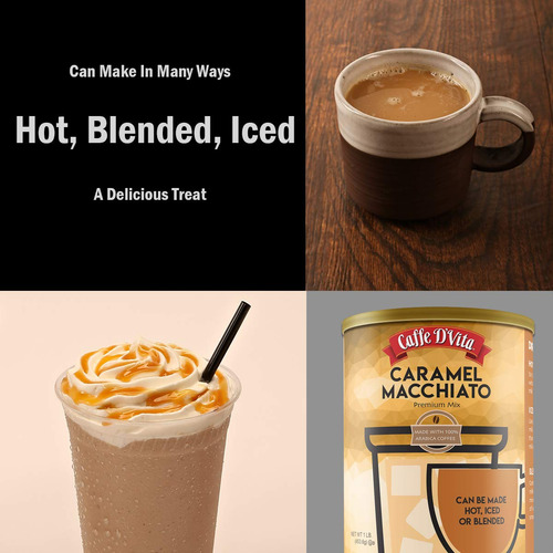 Café Instantáneo Caramelo Macchiato Mezcla De Latte Sin Glut