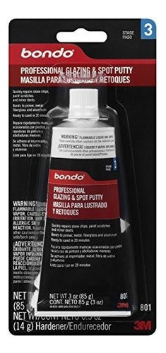 Bondo 801 Professional Glass And Spot Putty 30 Oz