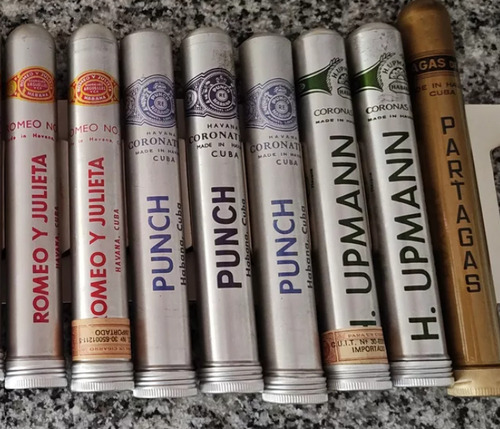 Porta Tubos Para Habanos , Lote X 4 Unidades (Usado)