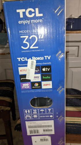 Pantalla Tcl Led Smart Tv De 32 Pulgadas Hd 32s331 Sellada (Usado)