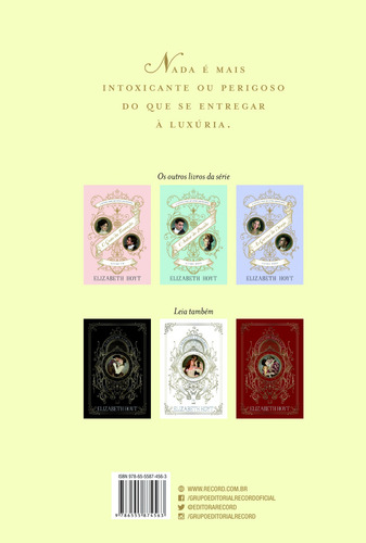 O fogo da perdição, de Hoyt, Elizabeth. A lenda dos quatro soldados (4), vol. 4. Editorial Editora Record Ltda., capa mole em português, 2022