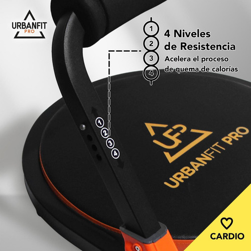 Ab Six Pack Care Tomic Maquina Abdominales Ejercicio Fitness Color Negro