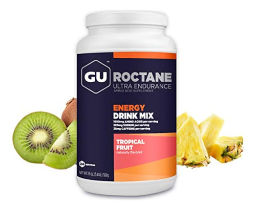 Gu Energy Roctane Ultra Endurance Energy Drink Mix, Fruta Tr