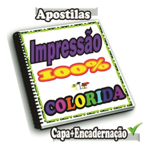 Impressão 25 Apostilas 275 Pag Cada Cor Frente-verso Encader