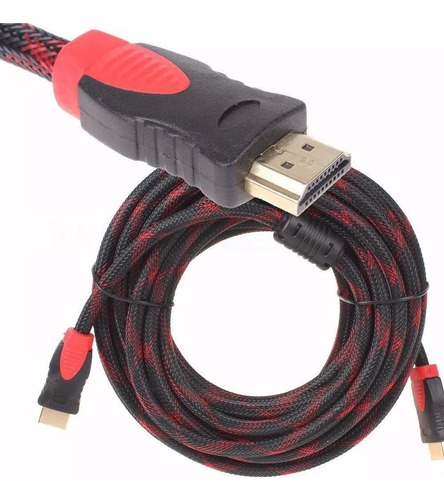 Cable Hdmi 5 Metros Con Doble Filtro Full Hd Mallado