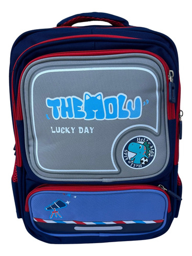 Mochila Infantil Estampada Fashion Escolar Volta As Aulas Cor Verde02 Desenho Do Tecido Liso