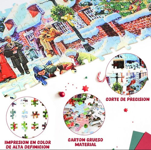 Rompecabezas Navidad 1000 Pz Bellas Artes Multicolor Premium