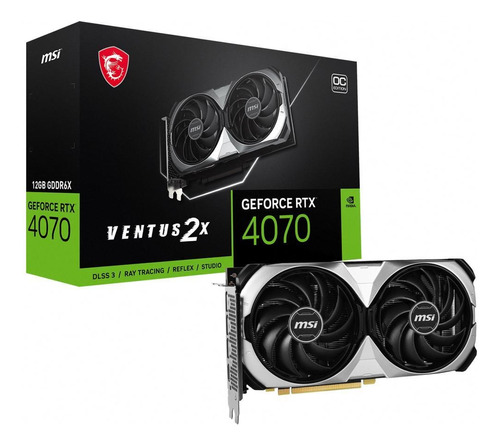 Tarjeta De Video Msi Rtx 4070 Ventus 12gb Gddr6 Sellada 