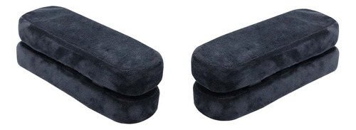 2 Pares De Almohadillas Para Reposabrazos De Silla Universal