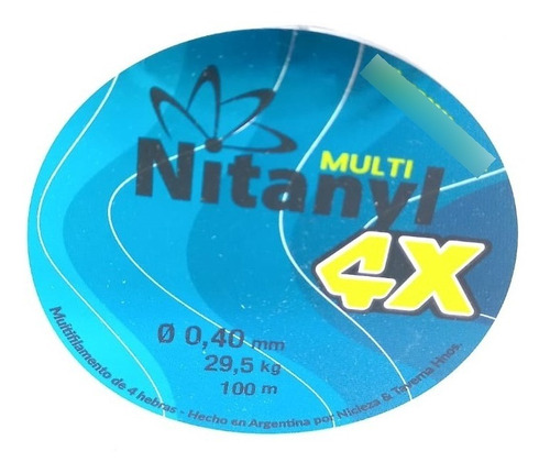 Multifilamento Nitanyl 4x Varias Medidas Caja X 600mts Pesca