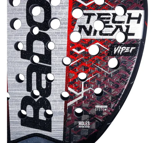 Paleta De Padel Babolat Technical Viper 2025 Negro/rojo