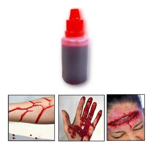 Sangre Falsa De Maquillaje Artificial Disfraz Para Halloween