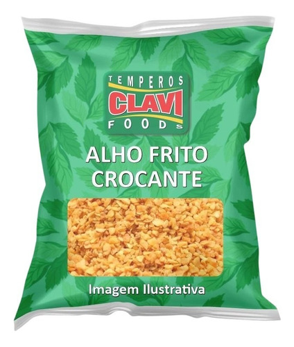 Alho Frito Granulado Crocante 10kg - Clavi Temperos E Foods