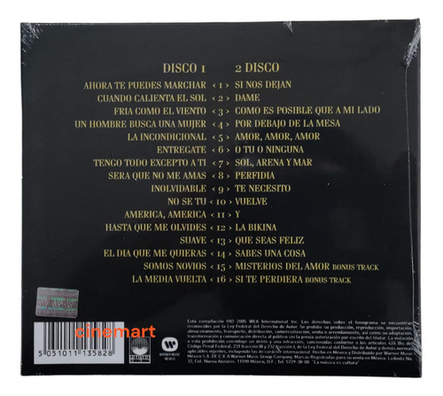 Luis Miguel Grandes Exitos 2 Discos Cd Nuevo