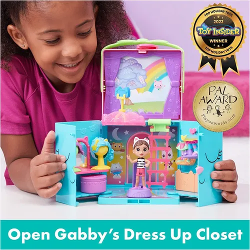 Armario De Vestir Gabbys Dollhouse Juego Portátil-original Armario De Vestir Gabbys Dollhouse Juego Portátil-original