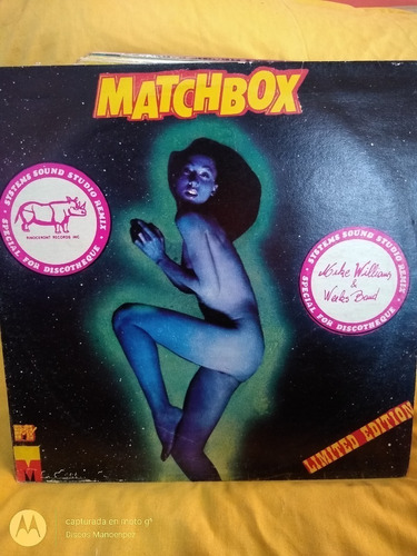 Vinilo Matchbox Limited Edicion Mike Williams Weeks Band D2